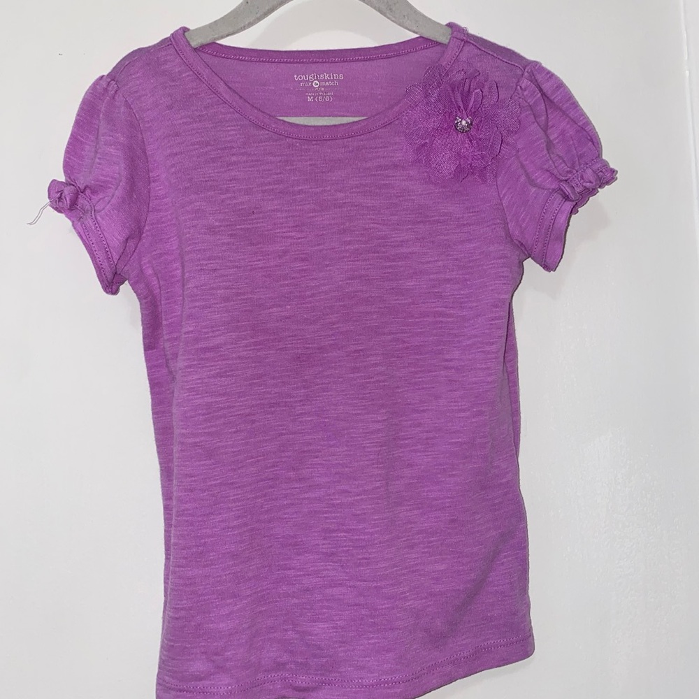 Toddler Blouse with Floral Detail